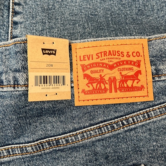 NWT LEVIS STAUSS CO WEDGIE STRAIGHT 20W - Picture 5 of 5